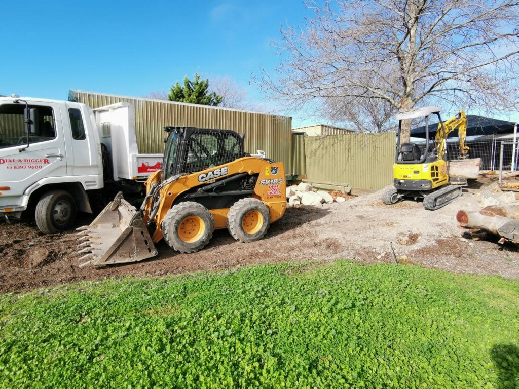 Dial A Digger - Skid steer and mini excavator at work